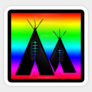 Western Era - Teepee Sticker